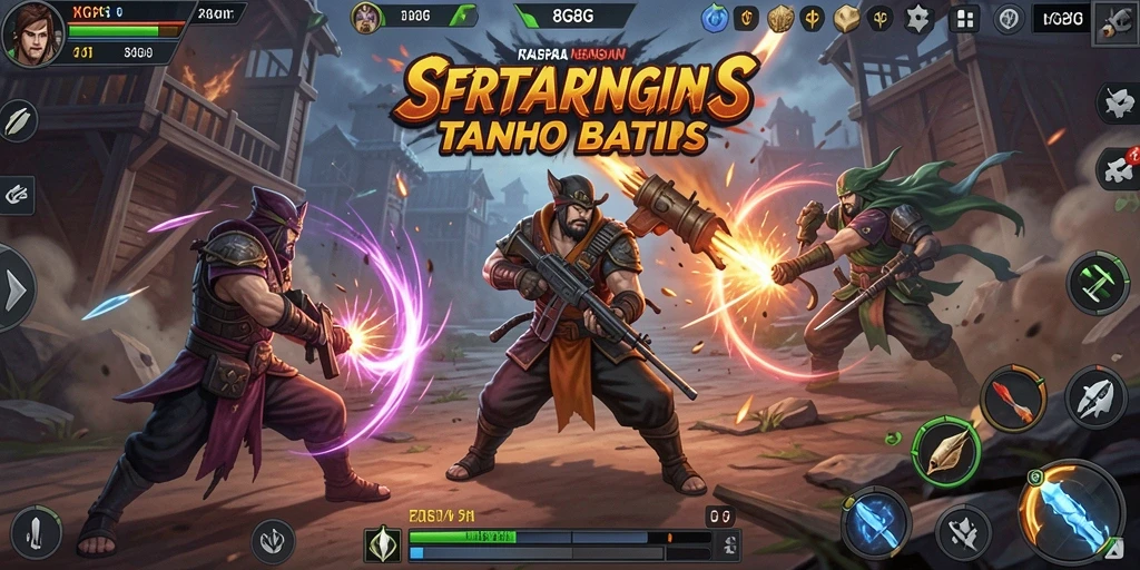 Tampilan gameplay 8G8G yang seru dan menarik.