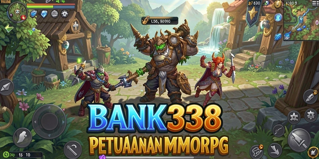 Tampilan gameplay yang mendebarkan di BANK338.
