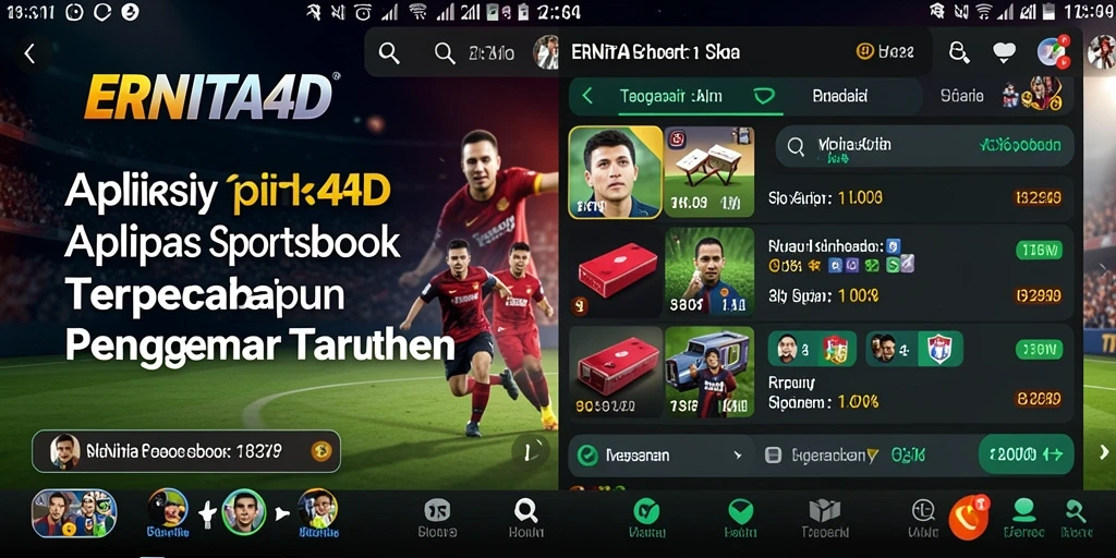 Tampilan gameplay Sportsbook yang menarik di ERNITA4D.