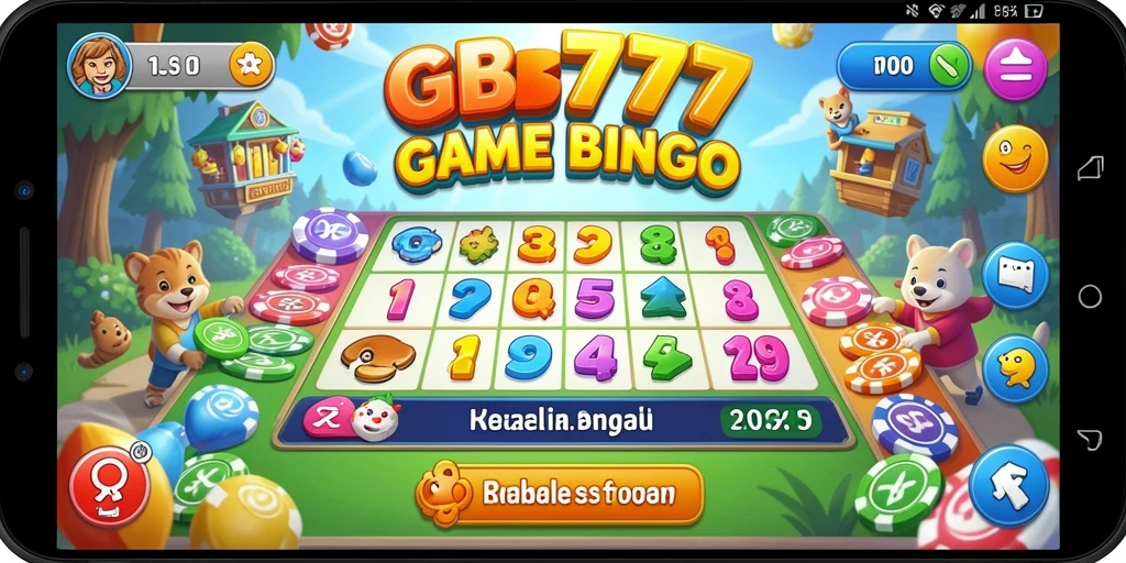 Screenshot gameplay GB777 dengan visual Bingo yang menarik.
