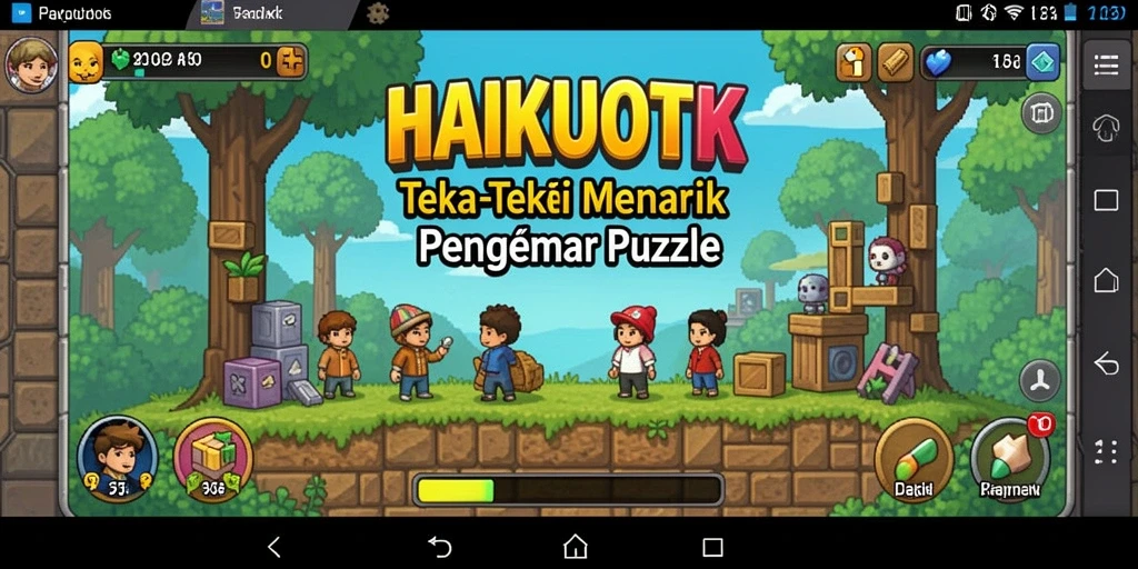 Tampilan gameplay HAIKUOTK yang menantang dan menarik.