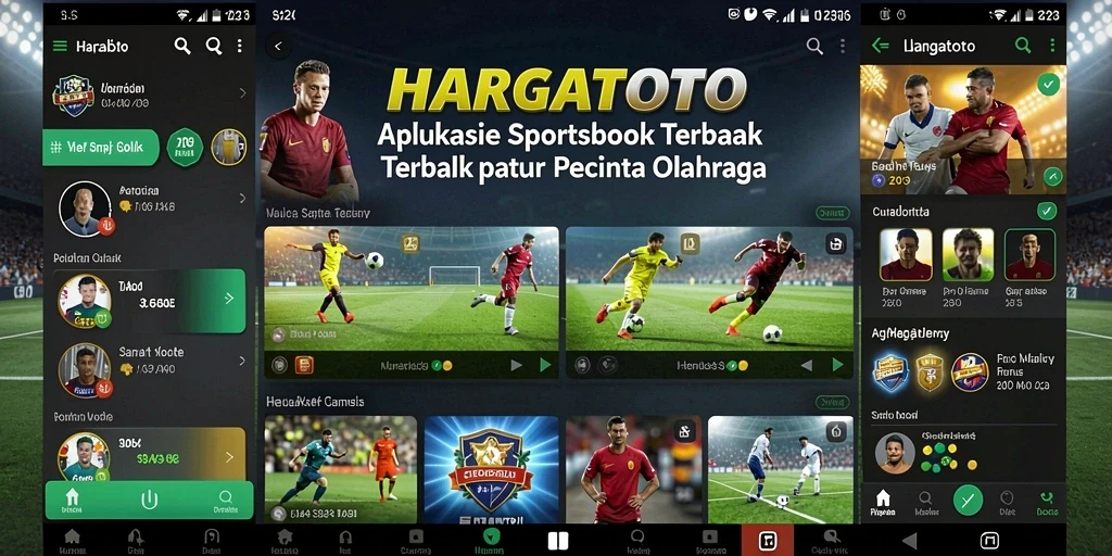 Tampilan antarmuka HARGATOTO dengan pilihan taruhan yang menarik.