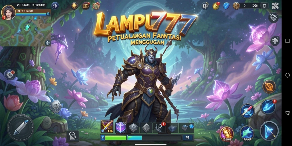 Tampilan gameplay LAMPU777 yang memukau dalam petualangan ARPG.