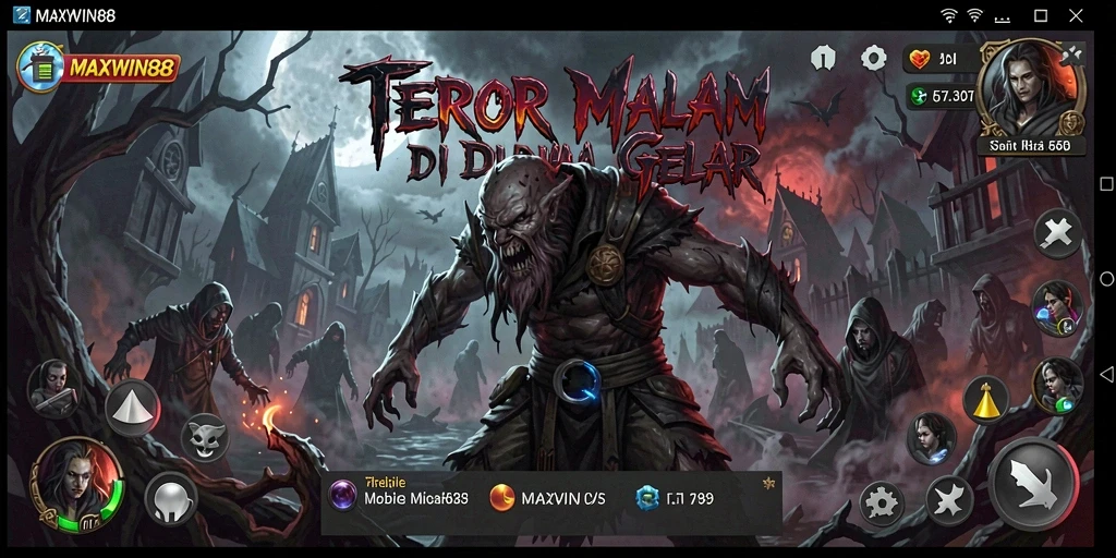 Gameplay menegangkan dalam atmosfer gelap dan menyeramkan.
