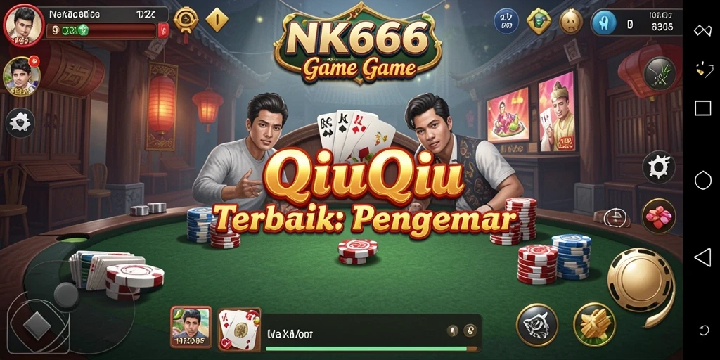 Screenshot gameplay QiuQiu yang seru dan interaktif.