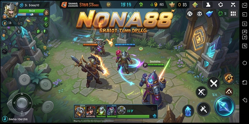Tampilan gameplay menakjubkan dari NONA88 yang penuh strategi.