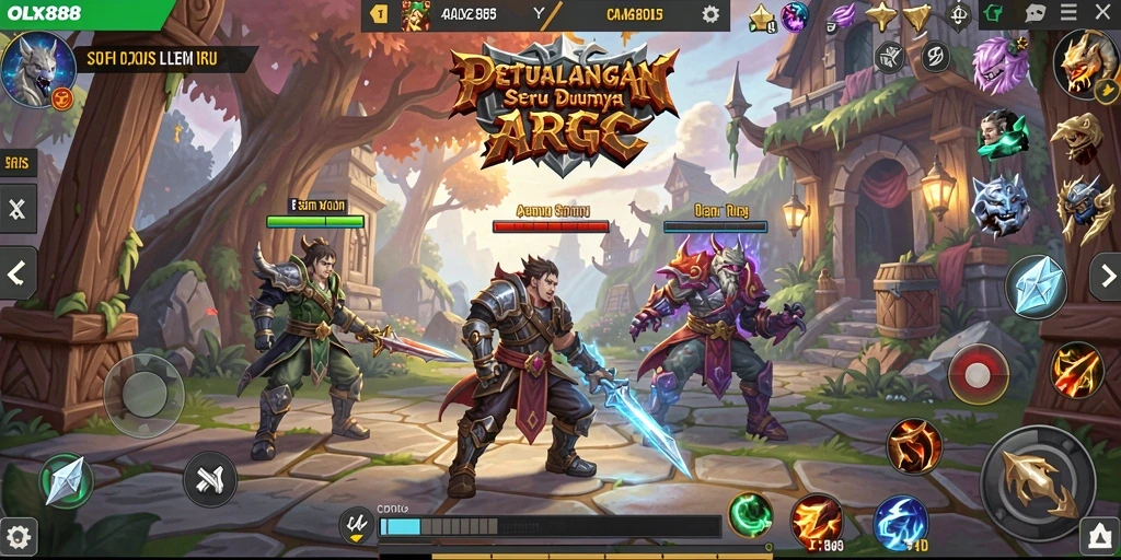 Tampilan menarik dari gameplay ARPG yang menantang.