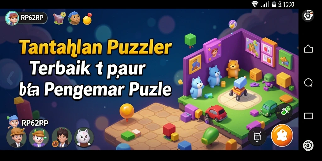 Screenshot RP62RP menampilkan gameplay menantang puzzle yang menyenangkan.