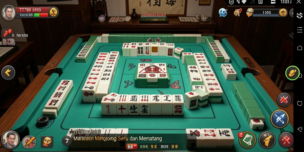 Tampilan gameplay Mahjong yang seru dan menantang dalam TT789.