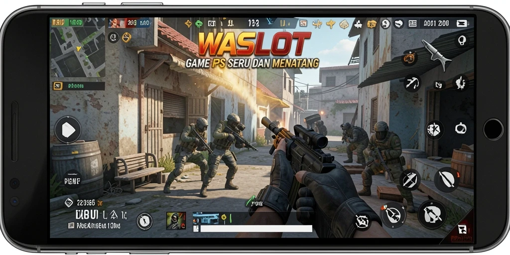 Tampilan gameplay WASLOT yang seru dan penuh aksi FPS.
