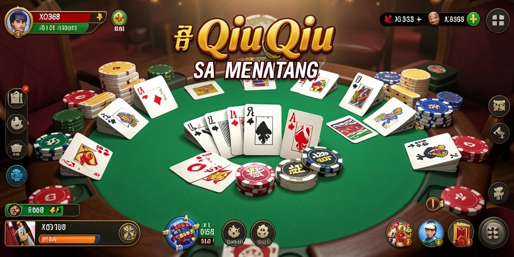 Gameplay seru QiuQiu di XO368 dengan suasana kompetitif.